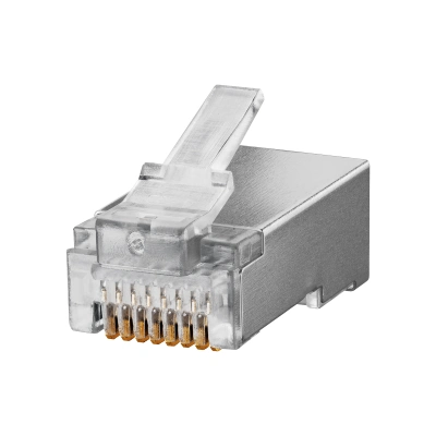 Разъем RJ-45 FTP для кабеля кат. 5Е, 8P8C (100шт) TDM