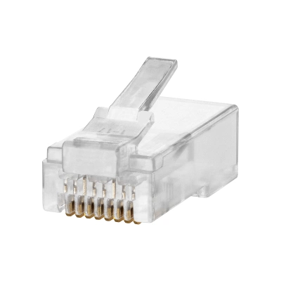 Разъем RJ-45 UTP для кабеля кат. 5Е, 8P8C (100шт) TDM