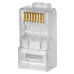 Разъем RJ-45 UTP для кабеля кат. 5Е, 8P8C (100шт) TDM