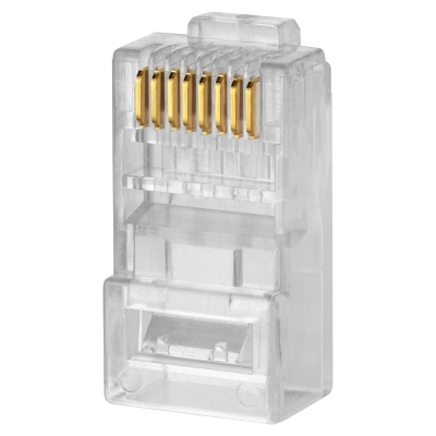 Разъем RJ-45 UTP для кабеля кат. 5Е, 8P8C (100шт) TDM