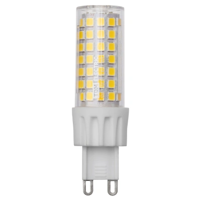 Лампа светодиодная G9-9 Вт-230 В-4000 К, SMD, 21,5x70,5 мм TDM