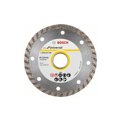 Алм круг  125х22 мм универс Turbo ECO UNIVERSAL BOSCH, арт2608615046 (Германия)
