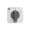Переключатель BS 16 52 U, 2P, 20A, тип 1-0-2 (60°), 2NO на 1_2, на дверь, фронт IP40