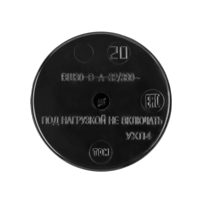 Разъём РШ-ВШ 32А 380В 3Р+РЕ (кругл.) TDM