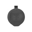 Розетка переносная с заглушкой каучук, 2Р+РЕ, 16А, 250В, IP44, черная TDM