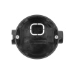 Установочная коробка СП D68х42мм, саморезы, стыковочные узлы, черная, IP20, TDM
