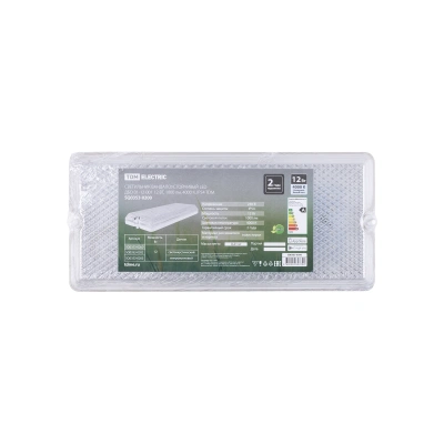 Светильник вандалоустойчивый LED ДБО 01-12-001 12 Вт, 1000 лм, 4000 К, IP54 TDM