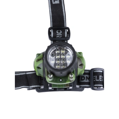 Фонарь"Тактика 5", налобный 12+2 LED, 94 лм, бат. 3*AАА, TDM