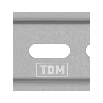 DIN-рейка (30 см) 0,8 мм оцинкованная TDM